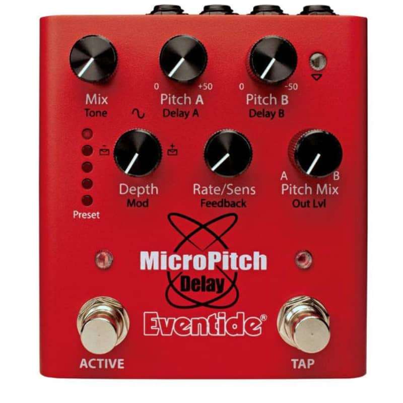 2021 Eventide MicroPitch Delay Pedal Red - used Eventide                Delay      Guitar Effect Pedal