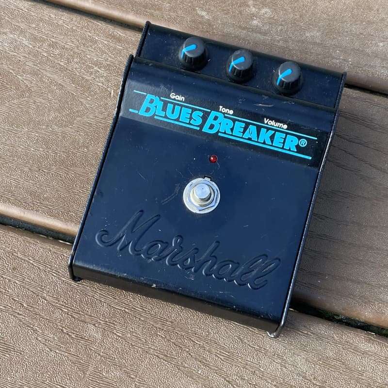 1990s Marshall Blues Breaker Pedal Black - used Marshall                 Distortion     Guitar Effect Pedal