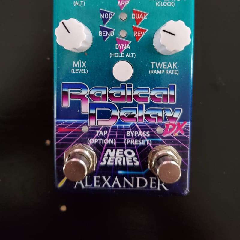 2019 Alexander Pedals Radical Delay DX Tokyo Nights - used Alexander Pedals                Delay      Guitar Effect Pedal