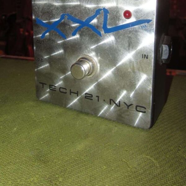 1999 Tech 21 XXL Distortion Pedal Chrome - used Tech 21 Guitar Effect Pedal