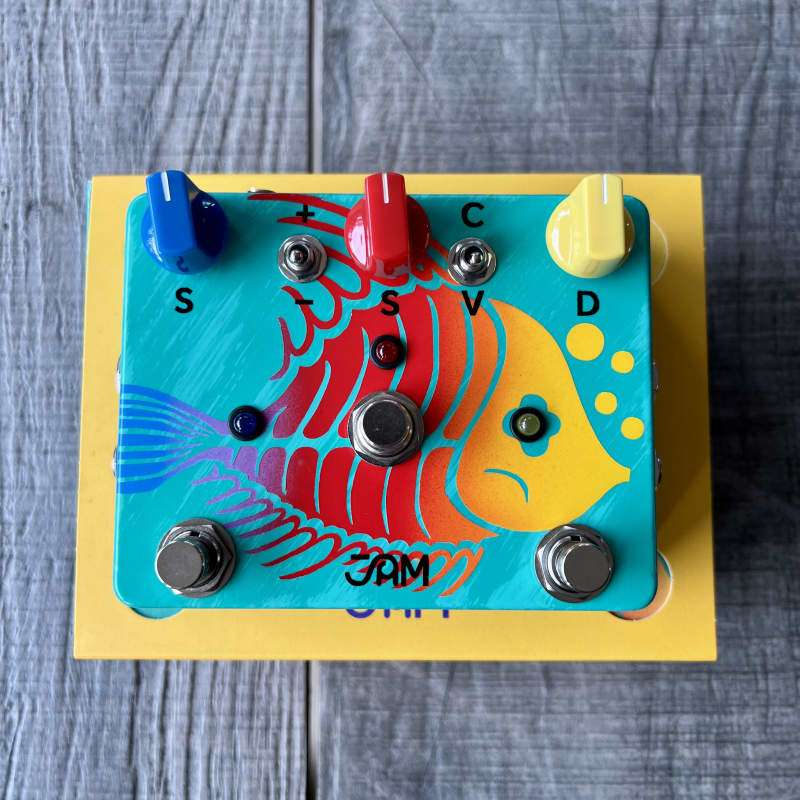 2010s JAM Pedals Ripply Fall Hand Painted - used JAM Pedals                     Guitar Effect Pedal Guitar Effect Pedal