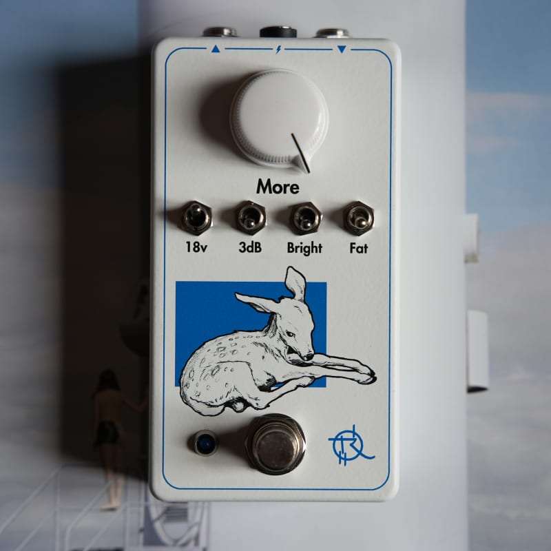 2022 Red Mod Pedals Bambooster Matte White - used Red Mod Pedals                     Guitar Effect Pedal Guitar Effect Pedal