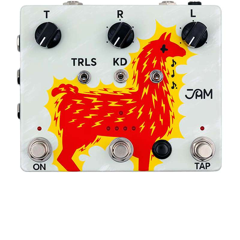 2020 - 2021 JAM Pedals Delay Llama Xtreme White - new JAM Pedals                Delay      Guitar Effect Pedal