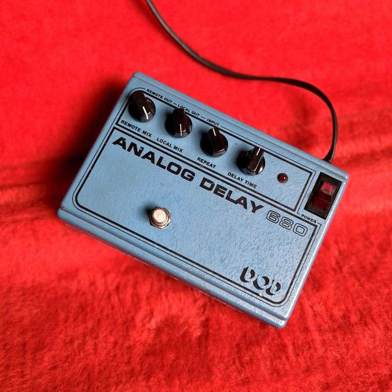 1980 DOD 680 stereo analog delay pedal Blue - used DOD                Delay      Guitar Effect Pedal