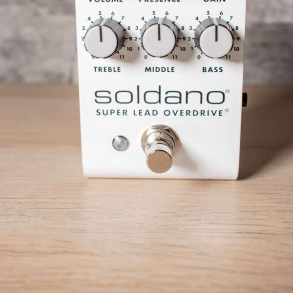 2022 - Present Soldano SLO Pedal White - used Soldano Guitar Effect Pedal