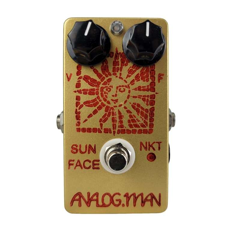 Analogman Used - Sun Face NKT Dot - Fuzz Pedal Red - used Analogman                   Fuzz   Guitar Effect Pedal