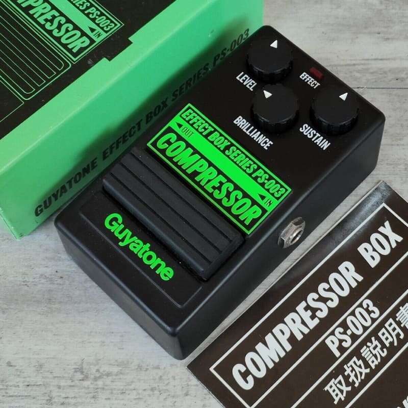 Guyatone Japan PS-003 Compressor Effects Pedal w/Box Vintage - used Guyatone                     Compressor Guitar Effect Pedal