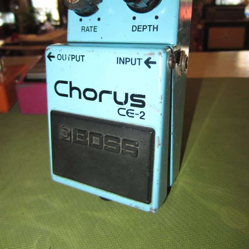 1980s Boss CE-2 Analog Chorus Pedal Blue - used Boss                   Chorus   Guitar Effect Pedal