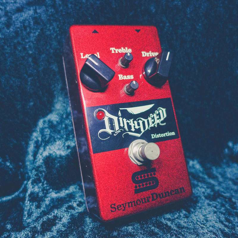 2010s Seymour Duncan Dirty Deed Distortion Pedal Red - used Seymour Duncan                 Distortion     Guitar Effect Pedal