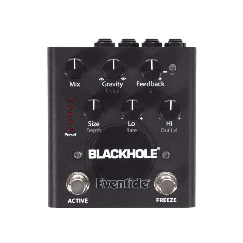 Eventide Blackhole Reverb Pedal Black - used Eventide                   Reverb   Guitar Effect Pedal