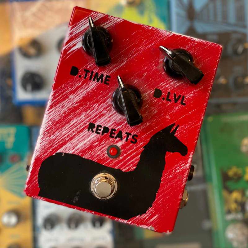 2010 JAM Pedals Delay Llama Red - used JAM Pedals                Delay     Analogue Guitar Effect Pedal