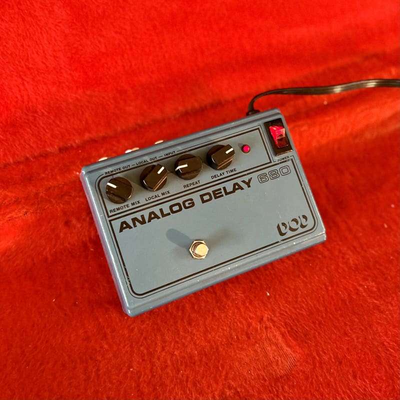 1980 DOD 680 Stereo Analog delay pedal Blue - used DOD                Delay      Guitar Effect Pedal