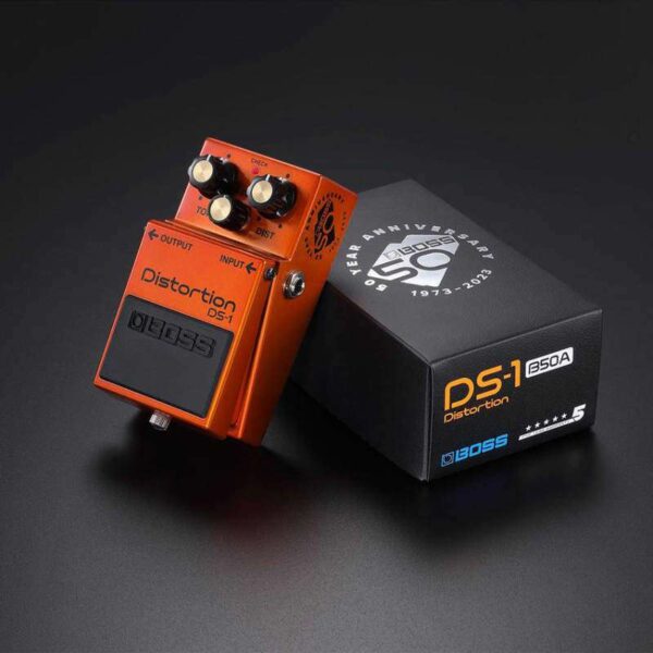 2023 Boss DS-1-B50A 50th Anniversary Edition Distortion Pedal ... - new Boss Guitar Effect Pedal