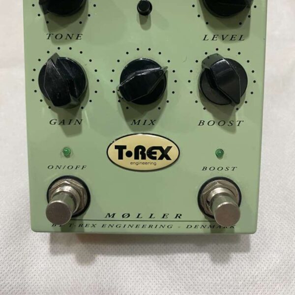 T-Rex MOLLER - CLASSIC OVERDRIVE PEDAL WITH CLEAN BOOST Green - used T-Rex Guitar Effect Pedal