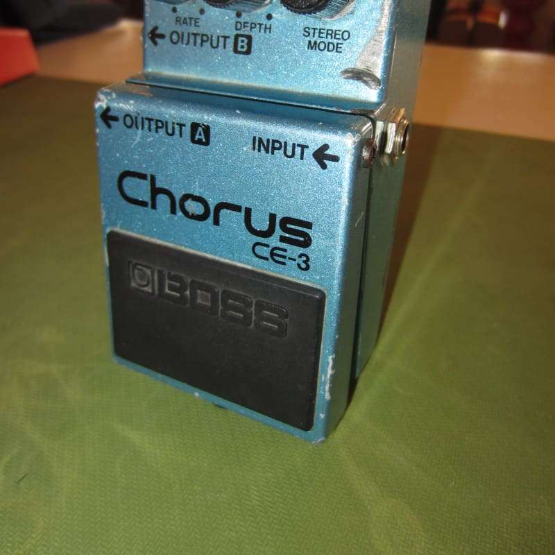 1980s Boss CE-3 Chorus Pedal Blue - used Boss                   Chorus   Guitar Effect Pedal
