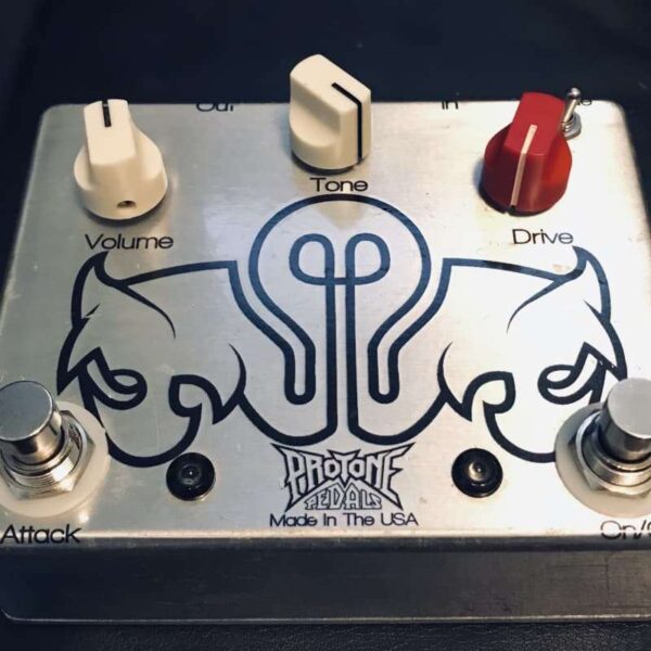 2010s Pro Tone Pedals Misha mansoor Attack Overdrive Aluminum - used Pro Tone Pedals Guitar Effect Pedal