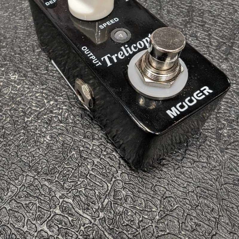 2010s Mooer Trelicopter Tremolo Guitar Effect Pedal Black - used Mooer                     Guitar Effect Pedal Guitar Effect Pedal