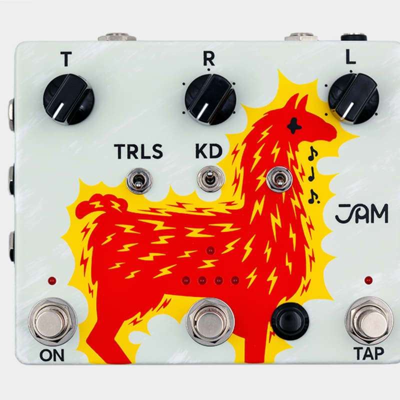 2020 - 2023 JAM Pedals Delay Llama Xtreme White - new JAM Pedals                Delay      Guitar Effect Pedal