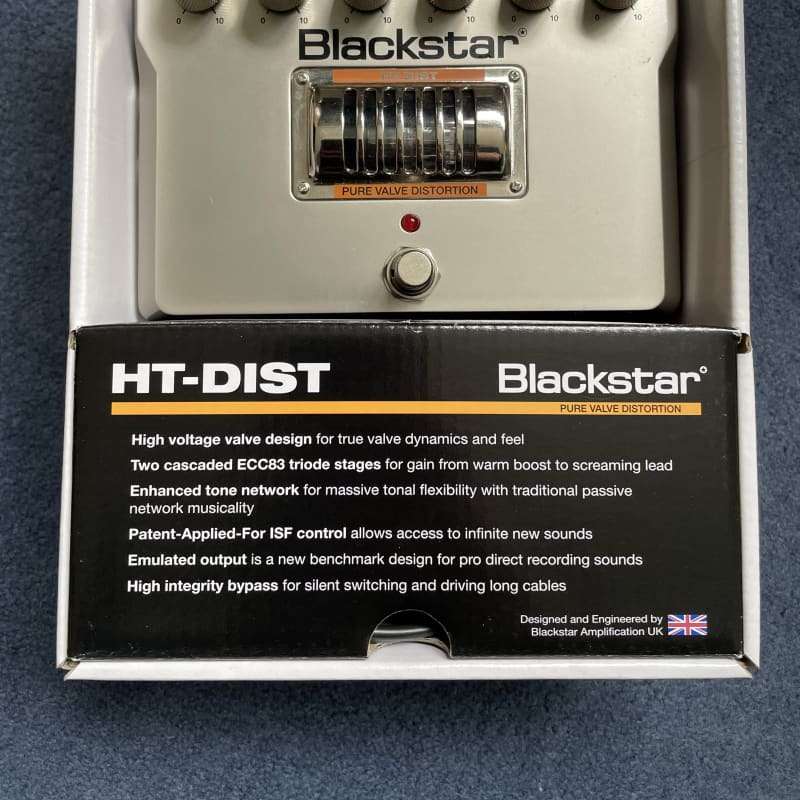2010s Blackstar HT-Dist Tube Distortion Pedal Silver - used Blackstar                 Distortion     Guitar Effect Pedal