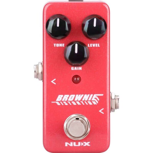 NuX NU-X Brownie Distortion Pedal Brown - new Nux Guitar Effect Pedal