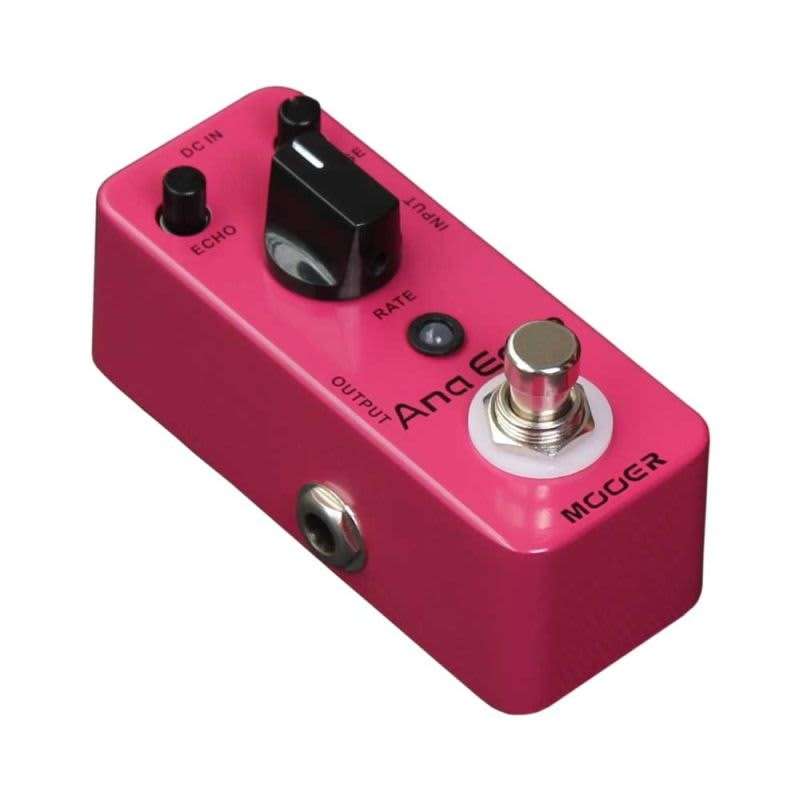 Mooer Ana Echo Analogue Delay Pedal Pink - new Mooer                Delay   Echo  Analogue Guitar Effect Pedal