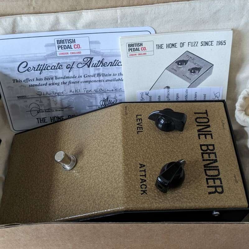 2010s British Pedal Company Tone Bender MKI Gold - used British Pedal Company                     Guitar Effect Pedal Guitar Effect Pedal