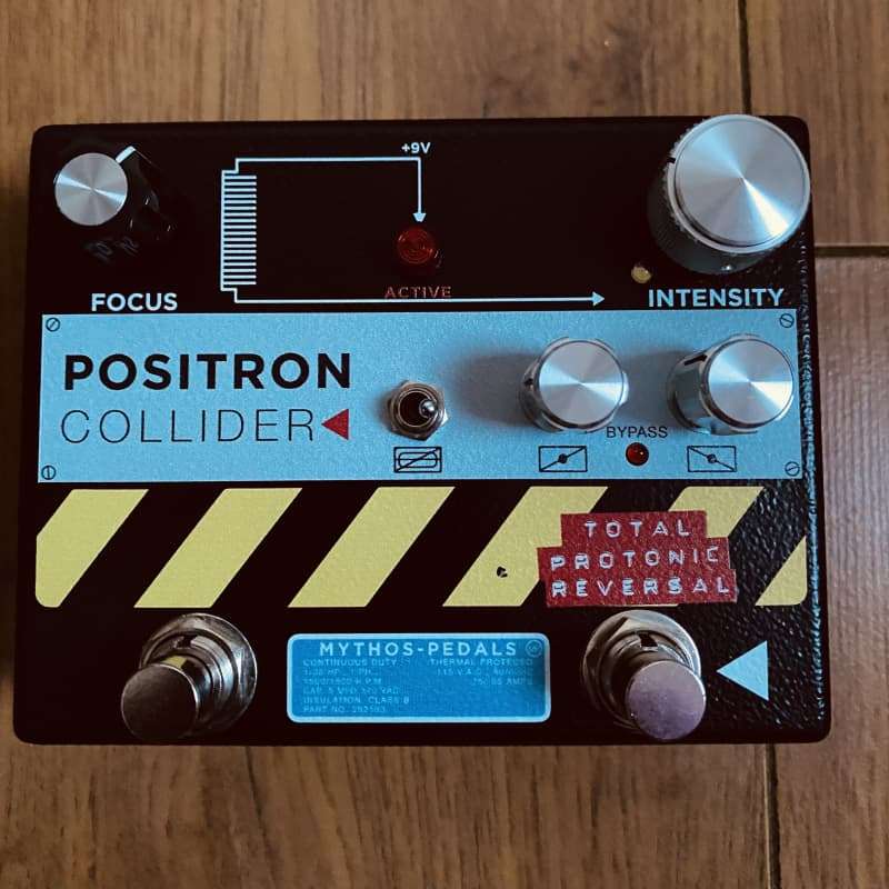 2018 -2021 Mythos Pedals Positron Collider Fuzz Black - used Mythos Pedals                   Fuzz   Guitar Effect Pedal