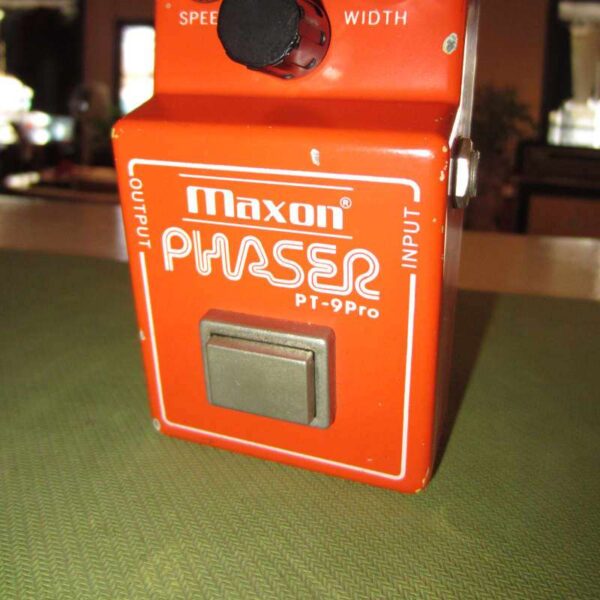 1981 Maxon PT-9 Pro Phaser Pedal Orange - used Maxon Guitar Effect Pedal