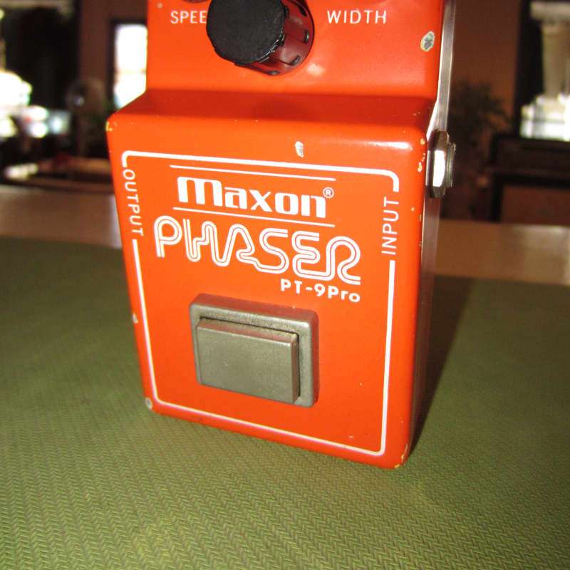 1981 Maxon PT-9 Pro Phaser Pedal Orange - used Maxon                     Phaser Guitar Effect Pedal