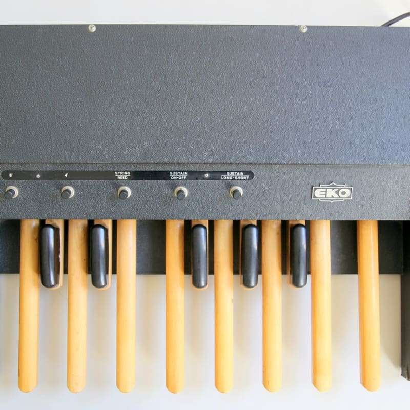 1960's Eko Bass Pedal (Moog Taurus) Black - used Eko                    Bass  Guitar Effect Pedal