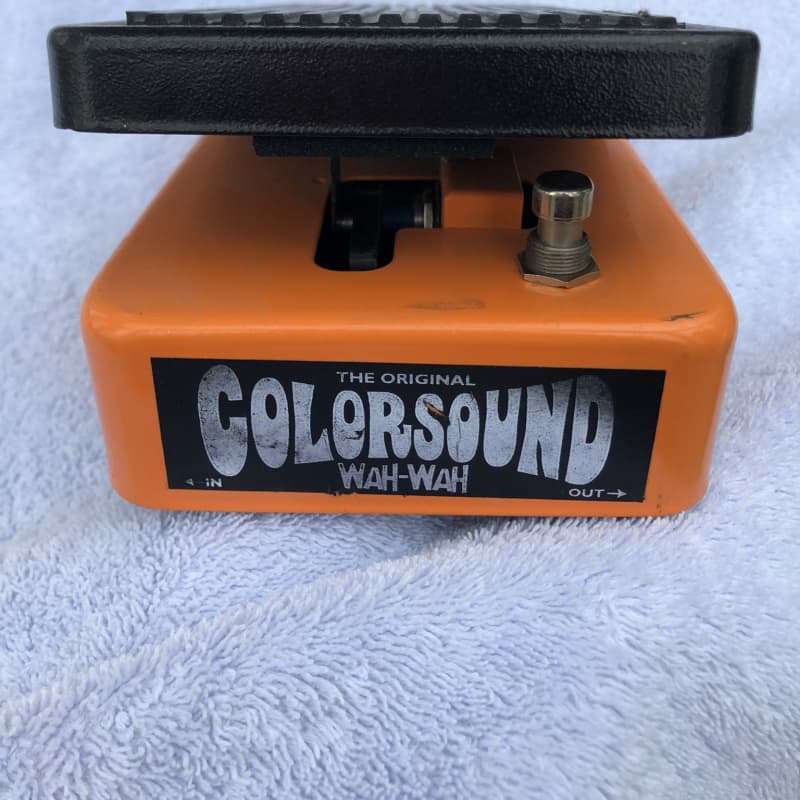 About 2008 Colorsound Wah Wah pedal Orange! - used Colorsound                     Wah Guitar Effect Pedal