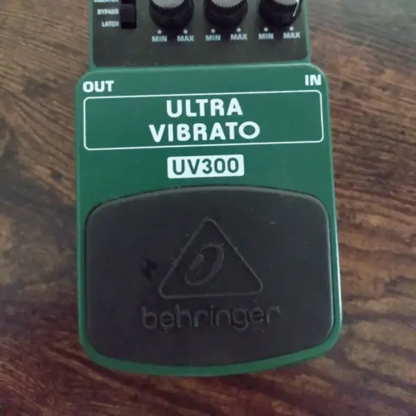 2010s Behringer UV300 Ultra Vibrato Pedal Standard - used Behringer Guitar Effect Pedal