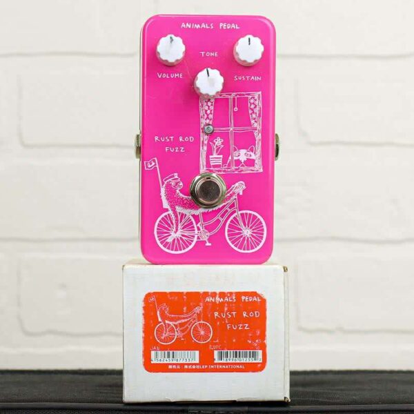 Animals Pedal Rust Rod V1 Pink - used Animals Pedal Guitar Effect Pedal