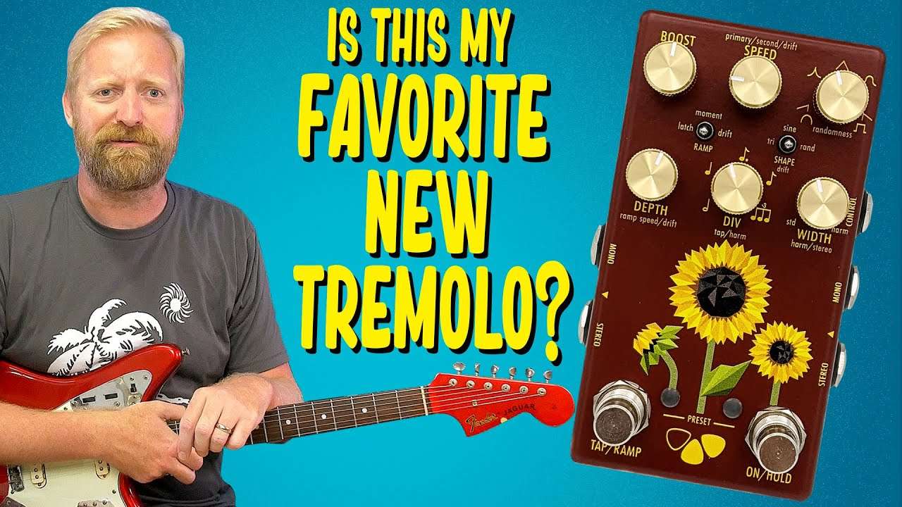 Video – Sunflower Deluxe Tremolo – Stereo/Ramping/Drifting & MORE! – is this my favorite new tremolo?