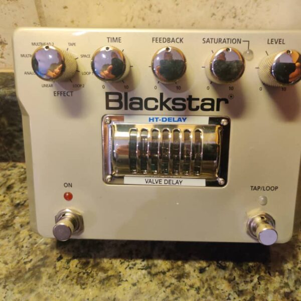 2010s Blackstar HT-Delay Pedal Silver - new Blackstar Guitar Effect Pedal