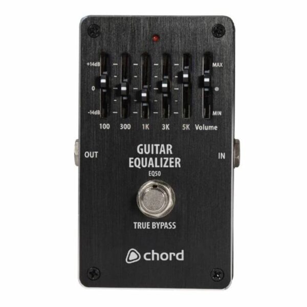 Chord Chord EQ-50 5-Band Equaliser Effects Pedal Graphic - new Chord Guitar Effect Pedal