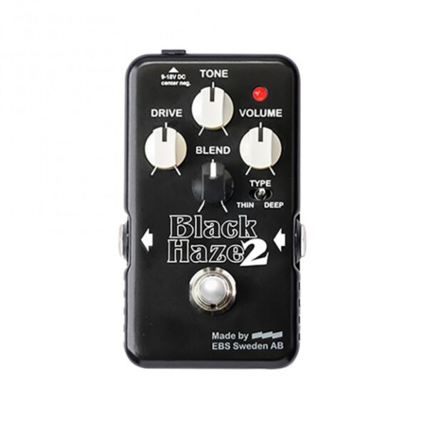 EBS Black Haze 2 Distortion/Overdrive - New EBS Guitar Effect Pedal