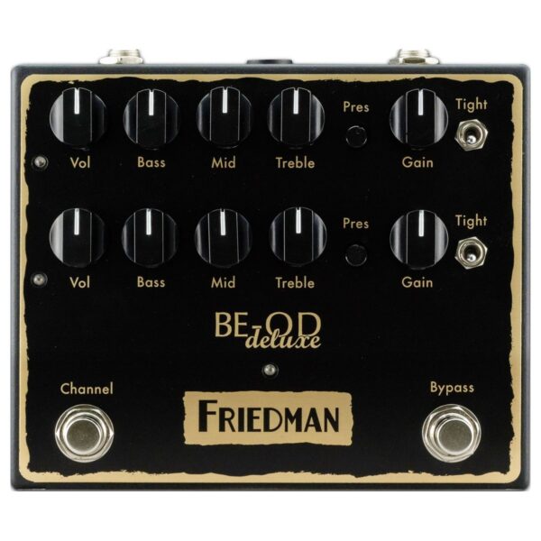 Friedman BE-OD Deluxe Overdrive Pedal - New Friedman Guitar Effect Pedal