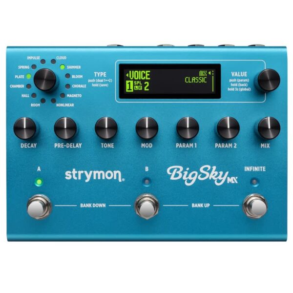 Strymon Strymon Big Sky MX Dual-Engine IR Reverb Pedal Reverb - new Strymon Guitar Effect Pedal