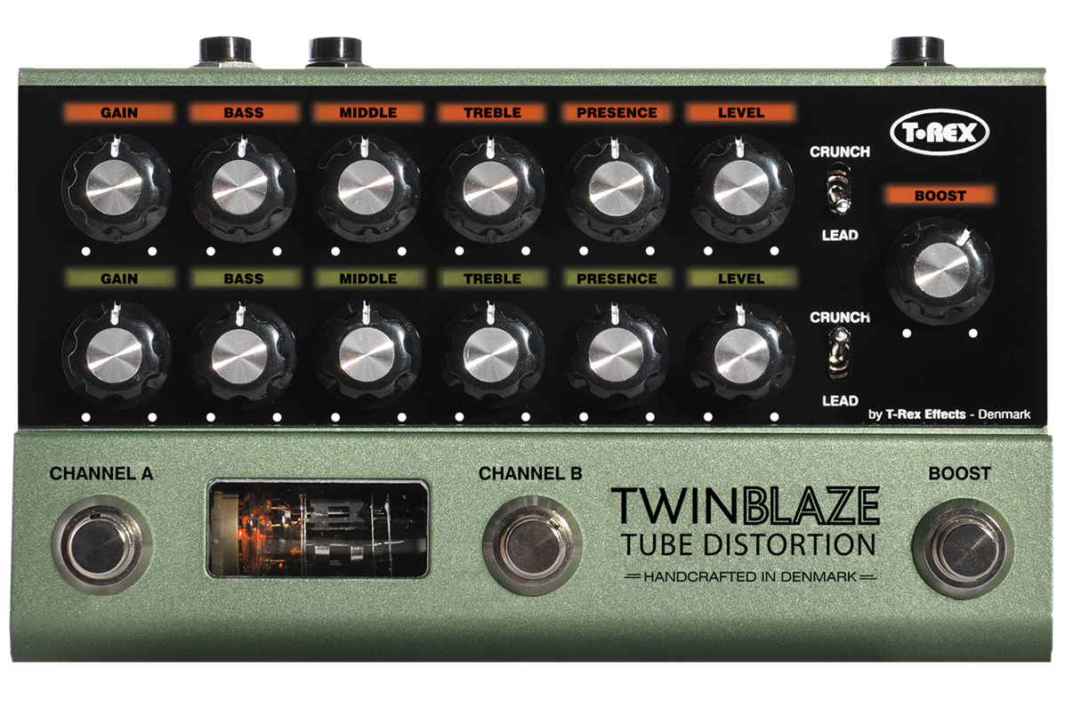 T-Rex TwinBlaze 2-Channel Tube Distortion Pedal