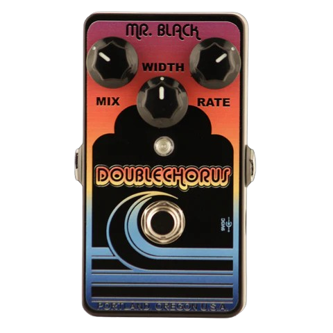 Mr Black DoubleChorus Diamond Sunset Chorus Pedal in Black