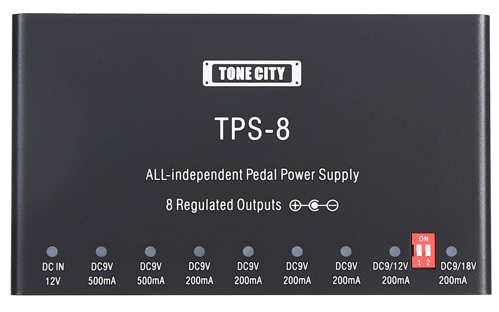 Tone City 8 Output isolated Pedal Power Supply