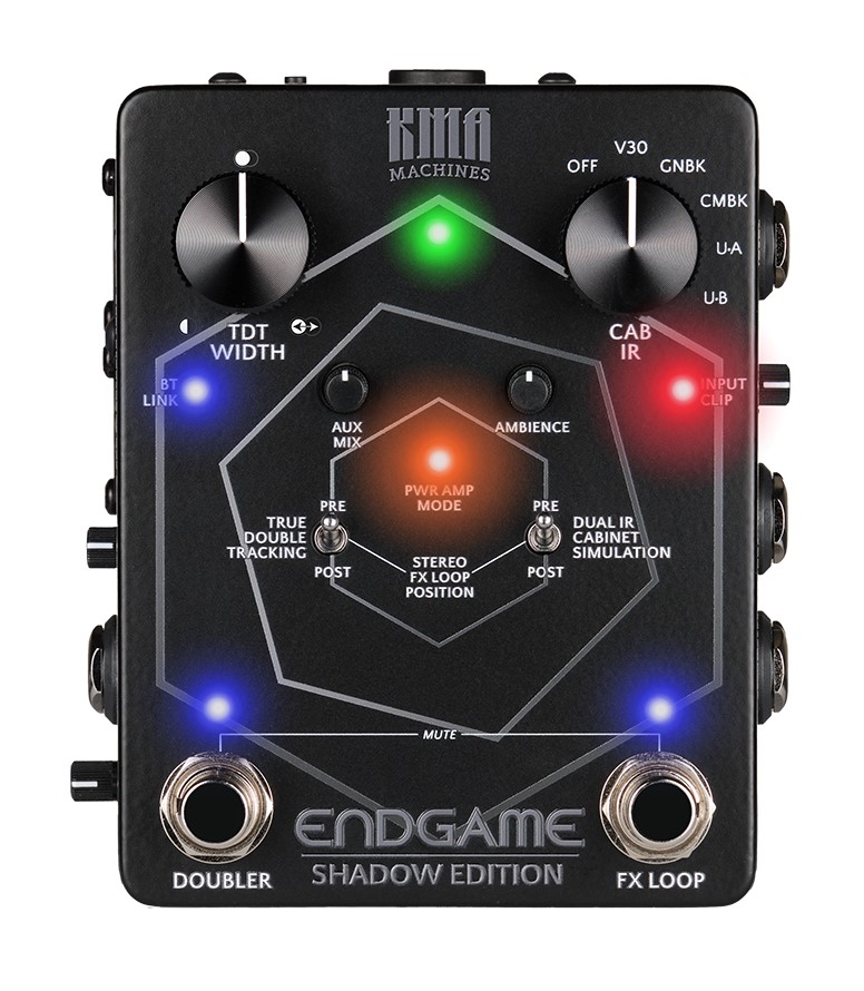 KMA Machines Endgame Duality Calibrator IR Cab Sim Pedal - Limited Edition Shadow Edition