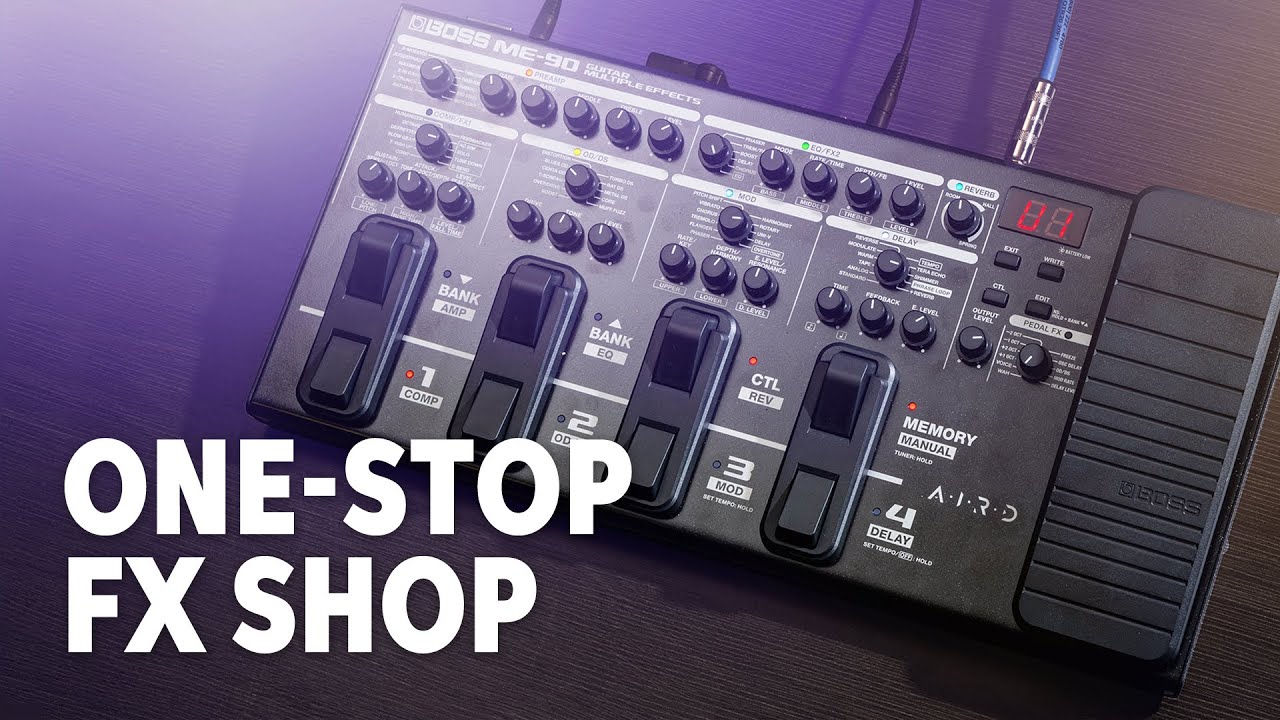 Video – BOSS ME-90: Their Most Advanced Multi-effects Pedal Yet?