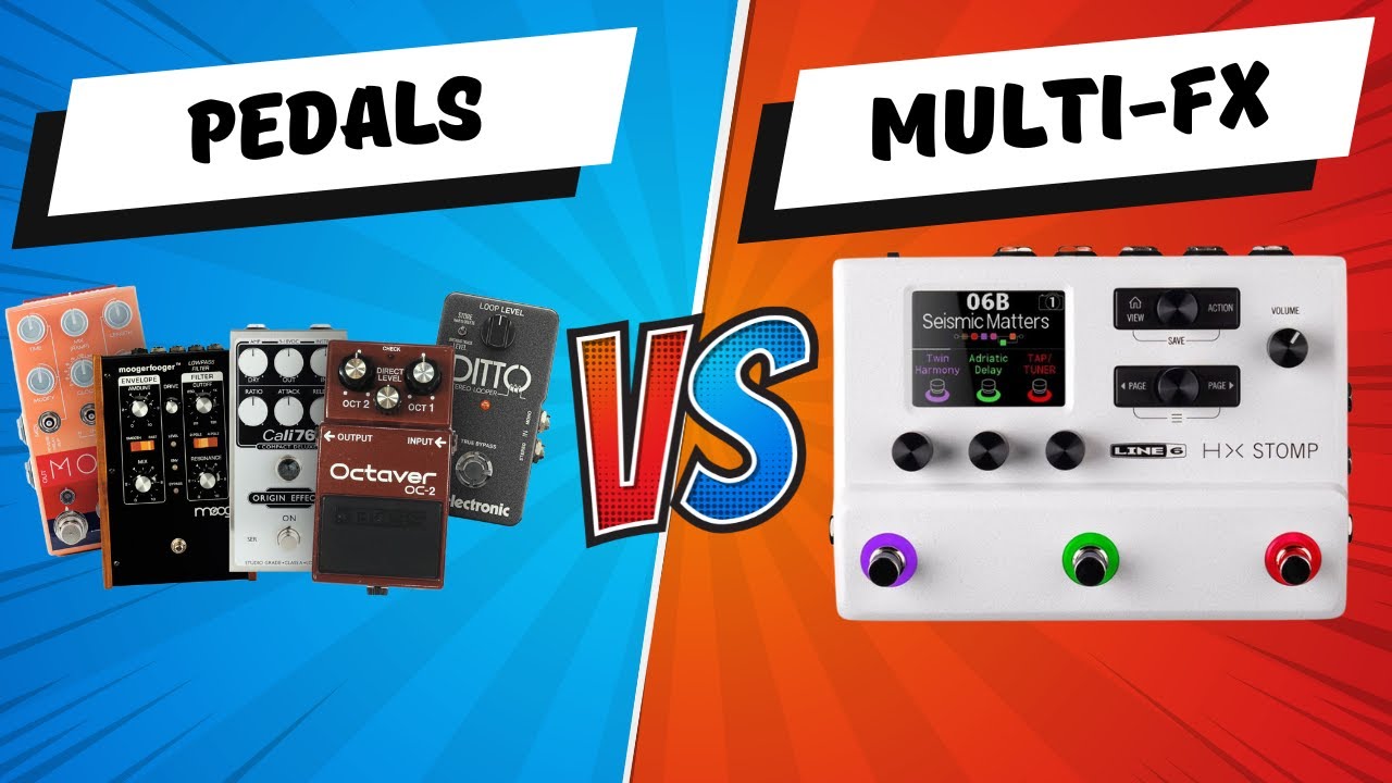 Video – Pedals vs Multi-FX: WHO WINS?!