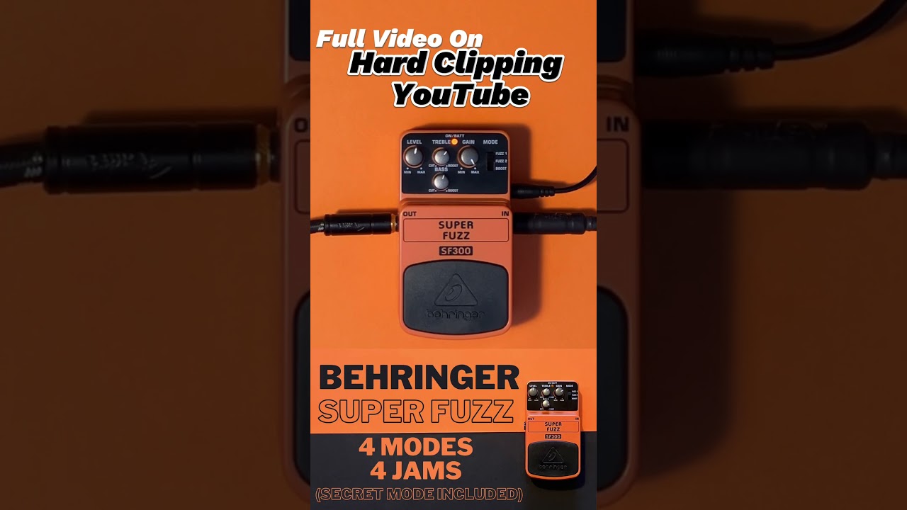 Video – Behringer Super Fuzz #guitarpedals #behringer