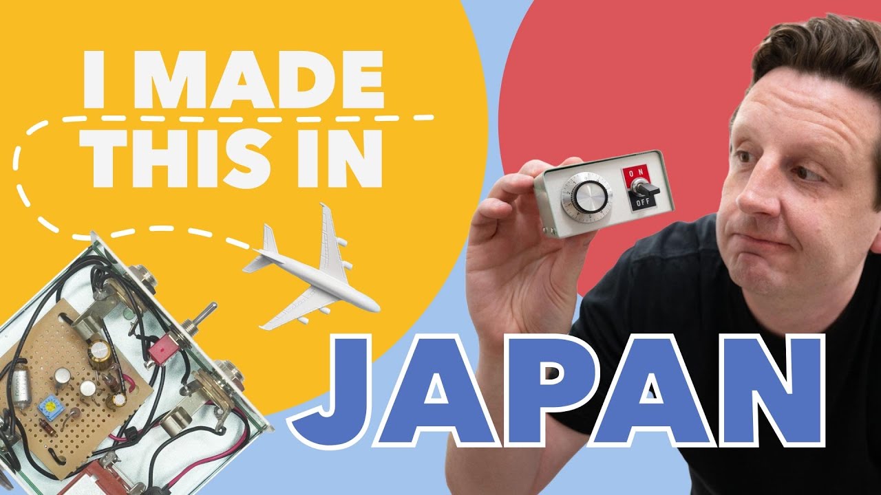 Video – I Flew to Japan To Make a Fuzz Pedal (Germanium, Fuzz Face, Circuit Design)