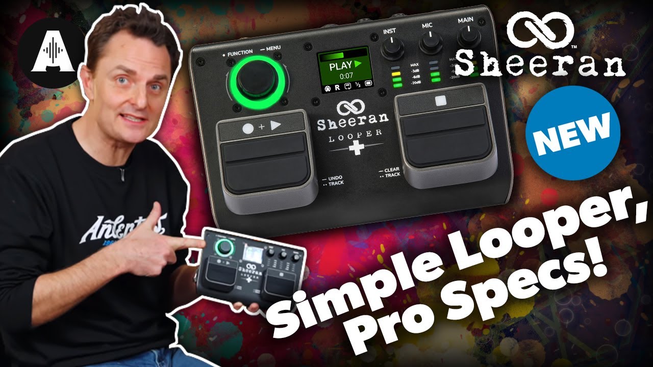 Video – Sheeran Looper + | An Amazing Portable Dual Track Looper!