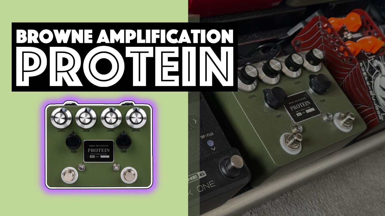 Video – When it comes to OVERDRIVES this is one of THE BEST! Browne Amplification Protein