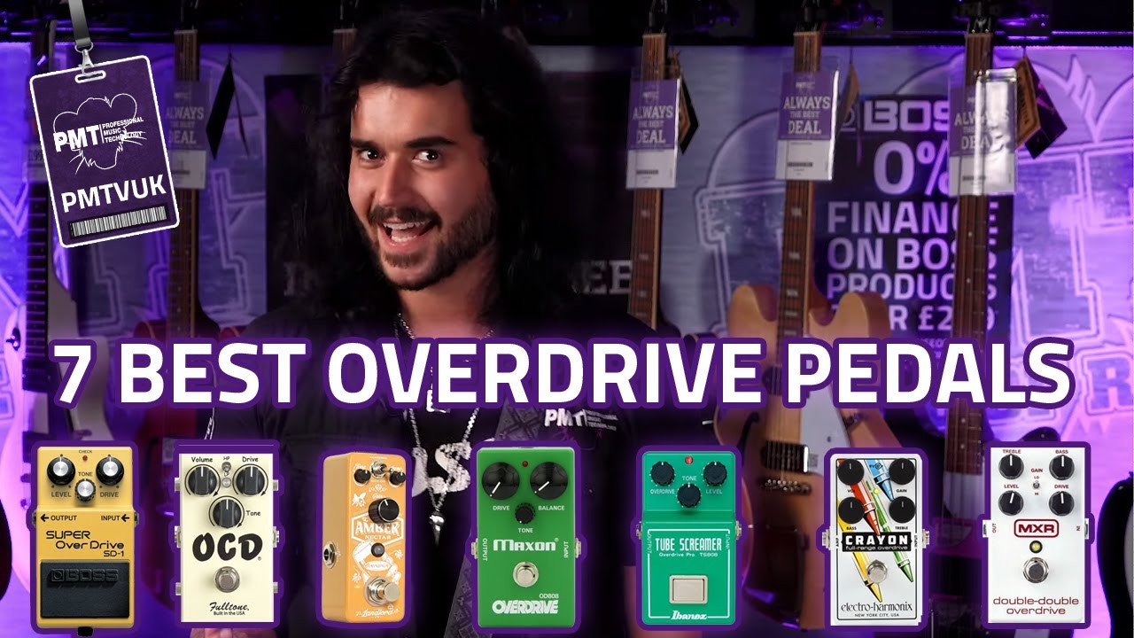 Video – 7 Of The Best Overdrive Pedals In The World Today – Saturation Goodness!